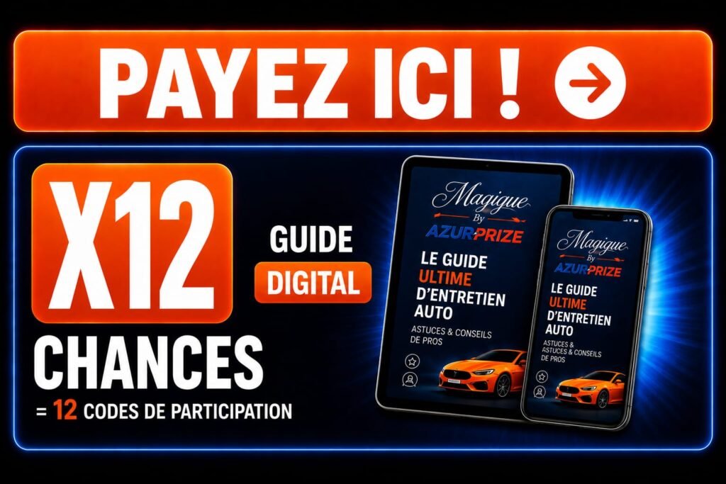 Jeux-concours 8 Jeu Concours AzurPrize 12 Chances